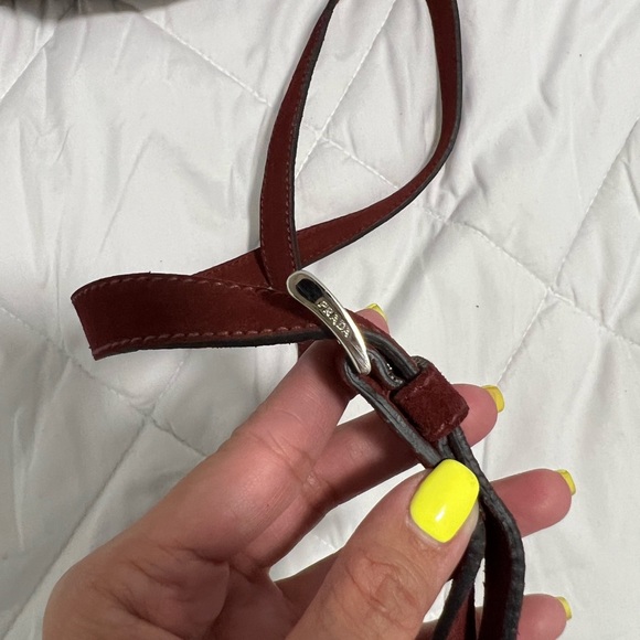 SOLD!! ✅ BNWT. 💯 Authentic Prada Galleria Shopping Tote, Crossbody strap. - Picture 13 of 13